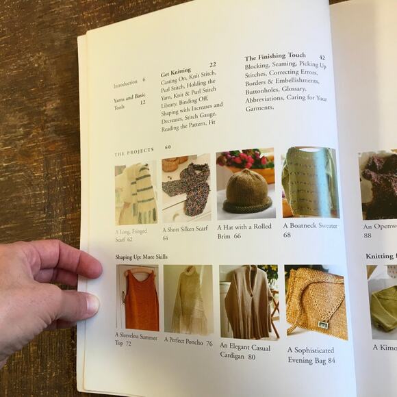 Get Knitting! Knit Pattern and Stitch Guide Casting Binding Off Stitches Book - Picture 3 of 5